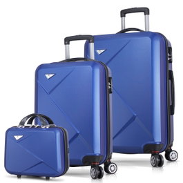 Zoozie Bags Juego de Maletas de 3 Piezas Azul